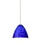 Besa Lighting Mia Cord Pendant, Blue Cloud, Satin Nickel Finish, 1x5W LED 1XT-177986-LED-SN - alternate 1